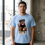 Playera Personalizada con Foto de tu Perro y Nombre | 100% Algodón | LOKA