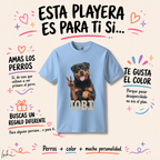 Playera Personalizada con Foto de tu Perro y Nombre | 100% Algodón | LOKA
