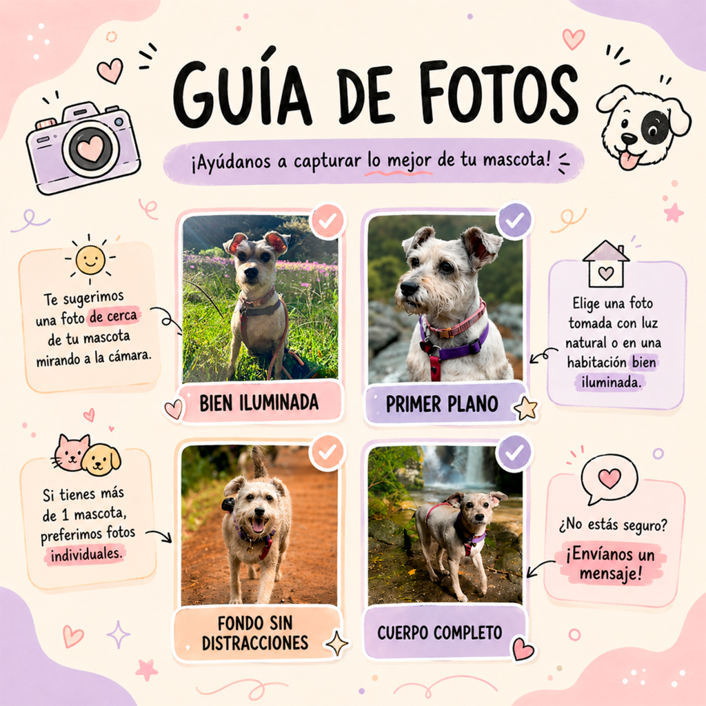 Playera Personalizada con Foto de tu Perro y Nombre | 100% Algodón | LOKA
