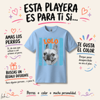 Playera personalizada con foto de tu perro | 6 estilos retro