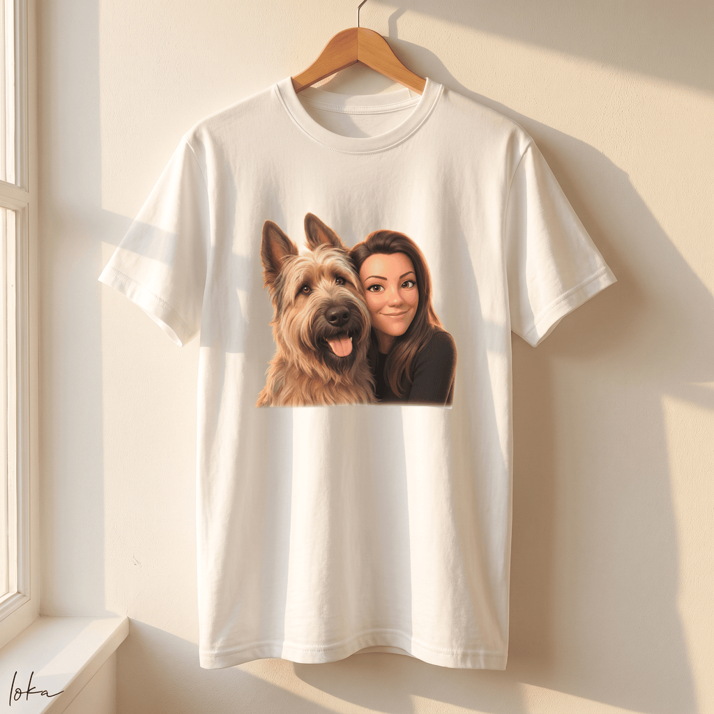 Playera Personalizada con Retrato 3D | Personas y Perros | LOKA