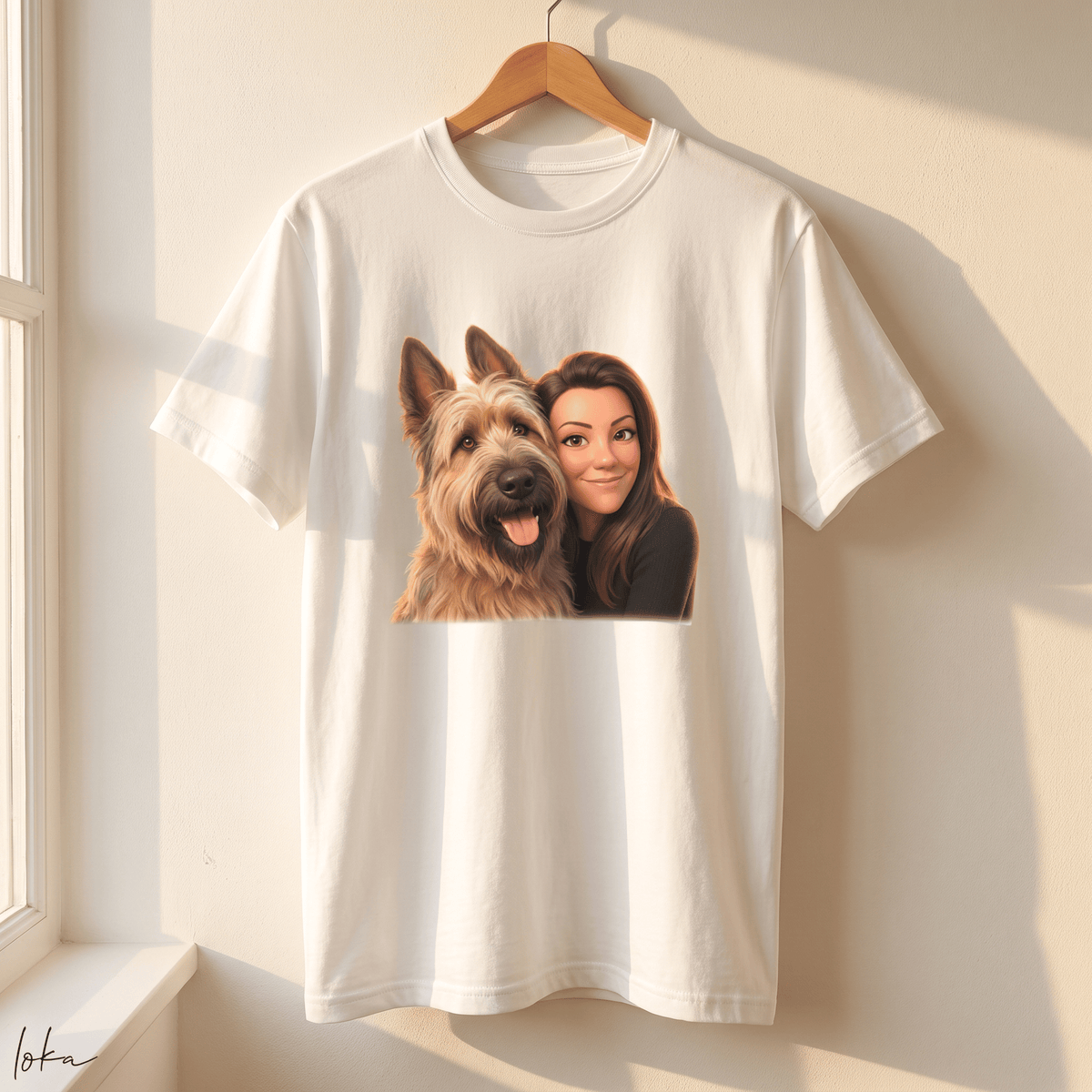 Playera Personalizada con Retrato 3D | Personas y Perros | LOKA