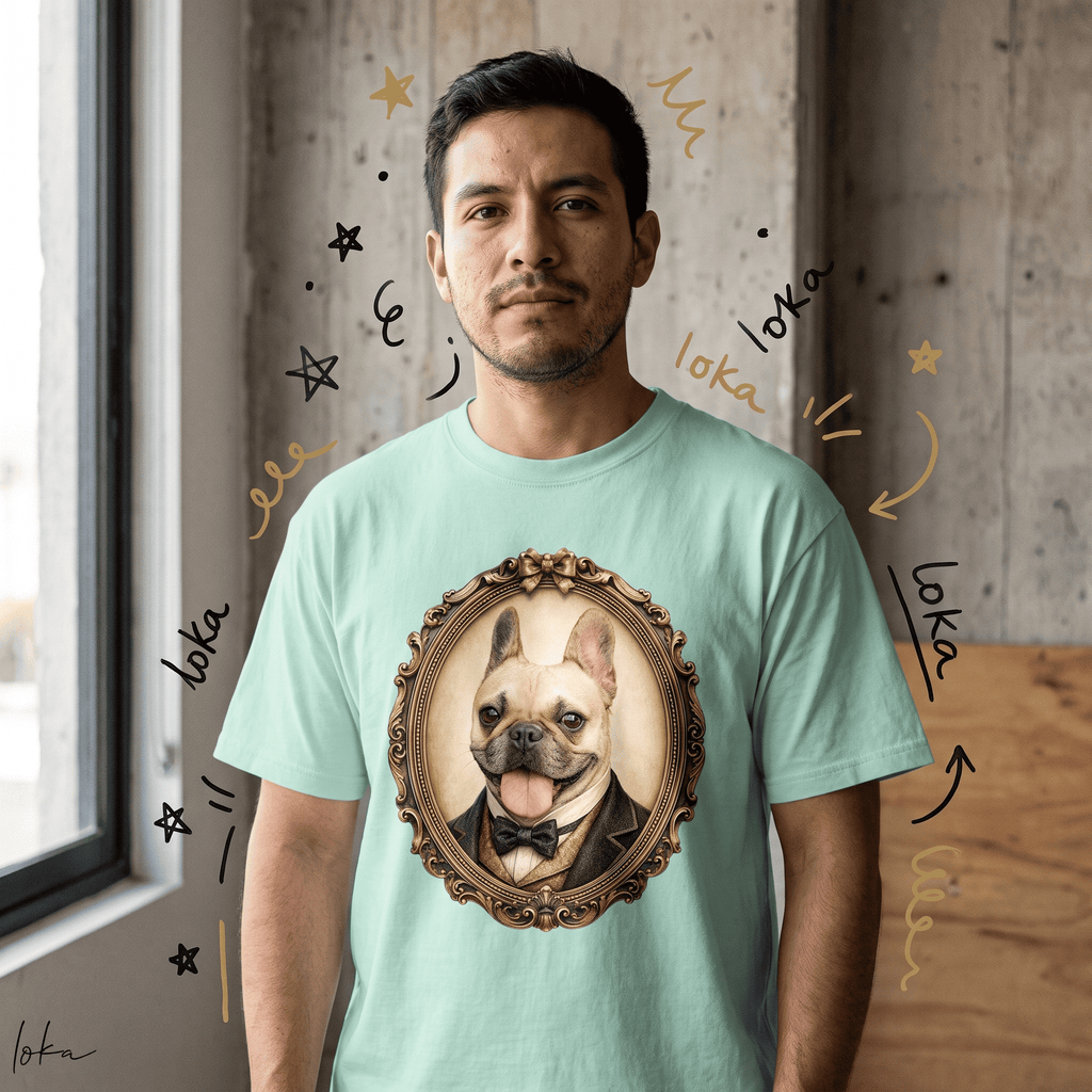 Playera Personalizada con Retrato de tu Mascota | Retrato de Época | LOKA