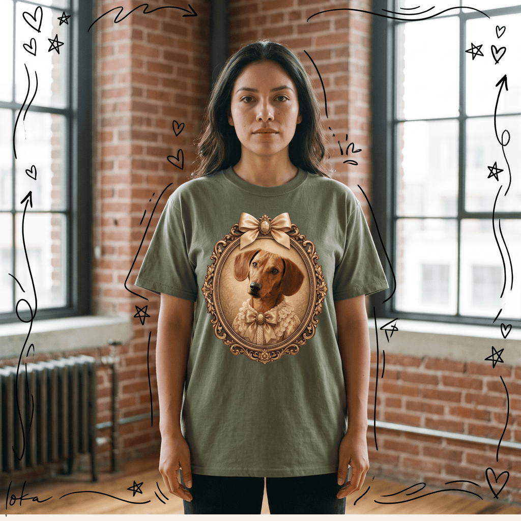 Playera Personalizada con Retrato de tu Mascota | Retrato de Época | LOKA