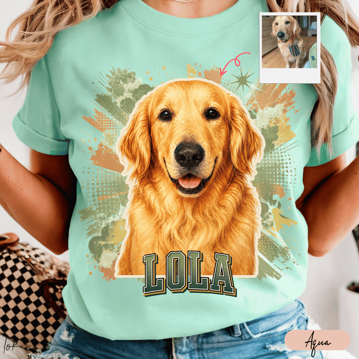Playera Personalizada con Foto de tu Perro | 9 Estilos | LOKA