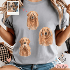 Playera Personalizada | No Veo, No Oigo, No Hablo | Retrato de tu Mascota