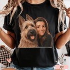 Playera Personalizada con Retrato 3D | Personas y Perros | LOKA