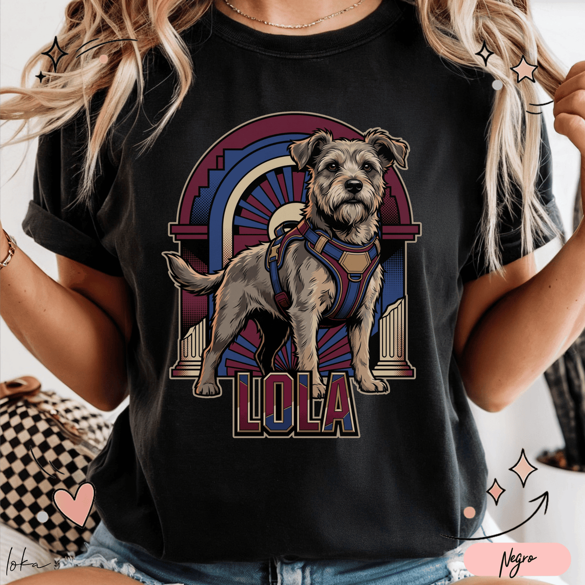 Playera Personalizada LOKA HEROES — Tu Perro, Su Superpoder