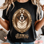 Playera Personalizada con Retrato de tu Mascota | Retrato de Época | LOKA