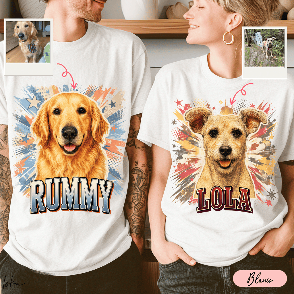 Playera Personalizada con Foto de tu Perro | 9 Estilos | LOKA