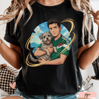 Playera Personalizada con Retrato Anime | Personas y perros | LOKA