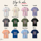 Playera de Ajolotes Mexicanos Coloridos