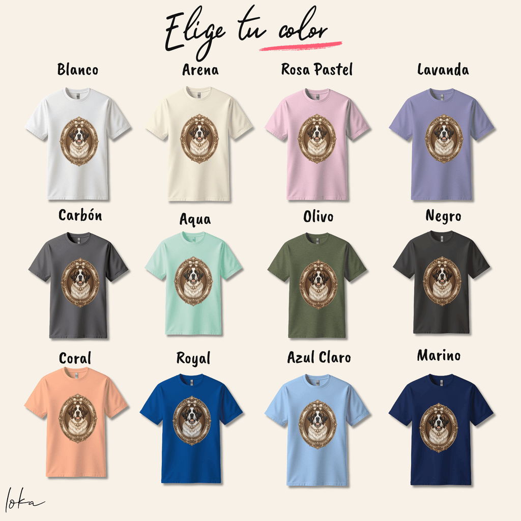 Playera Personalizada con Retrato de tu Mascota | Retrato de Época | LOKA