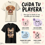 Playera Personalizada con Retrato Efecto Bordado | 1 a 5 Perros