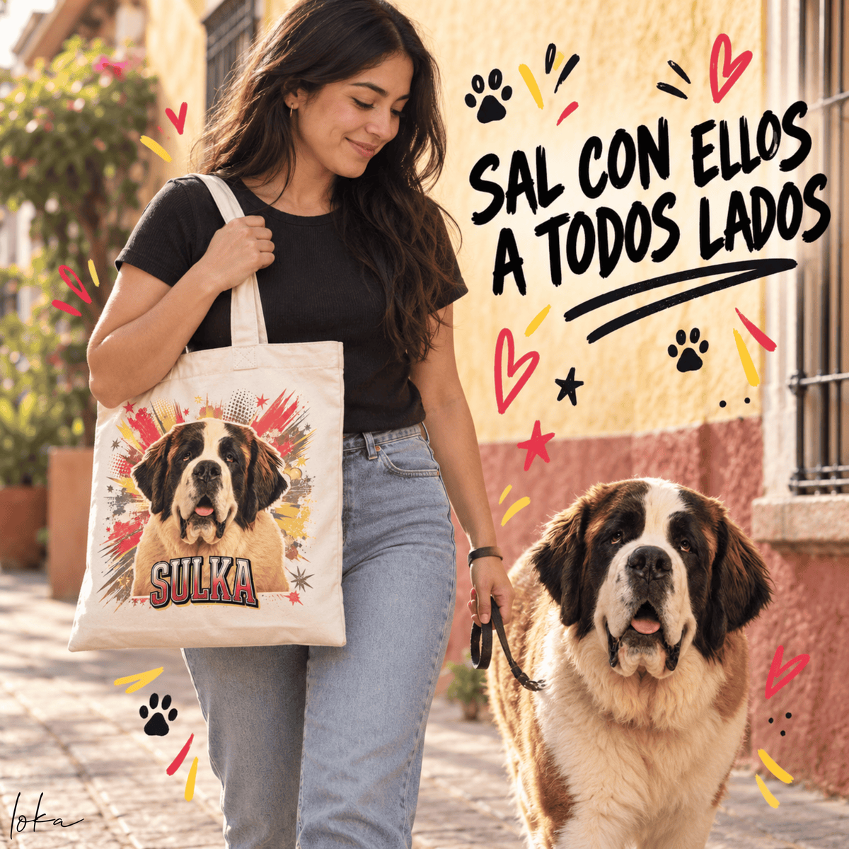 Tote Personalizada con Tu Mascota — Elige Tu Estilo