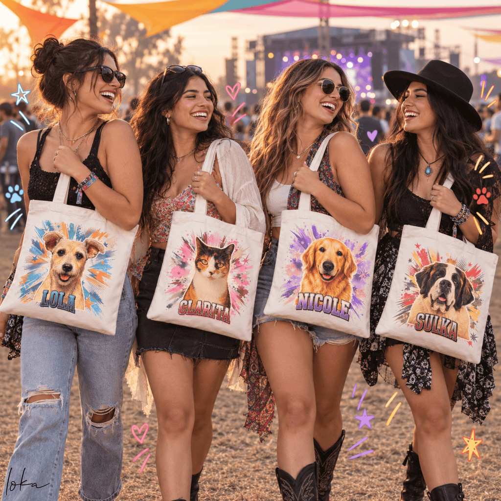 Tote Personalizada con Tu Mascota — Elige Tu Estilo