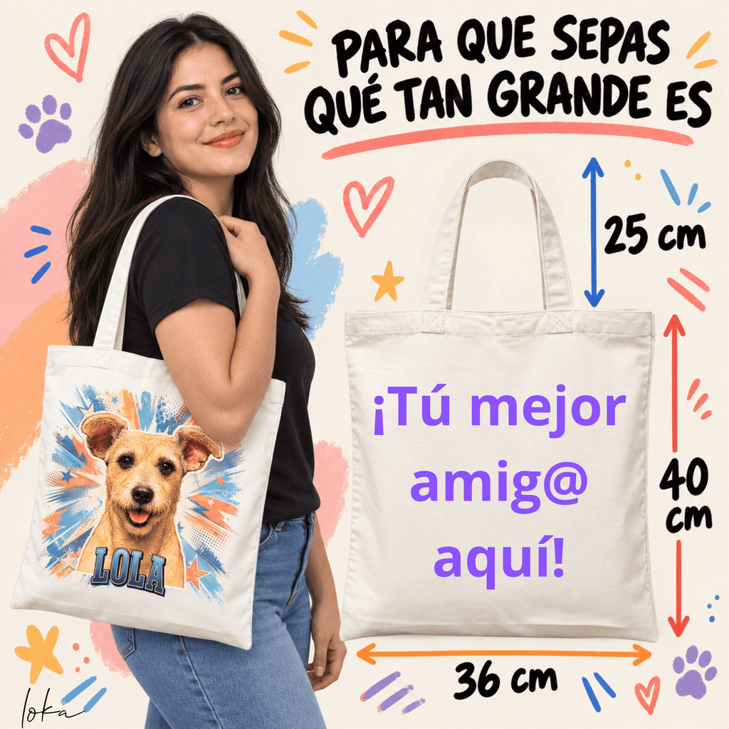 Tote Personalizada con Tu Mascota — Elige Tu Estilo